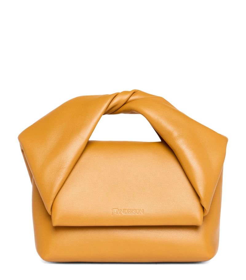 Jw Anderson Jw Anderson Small Leather Twister Top-Handle Bag