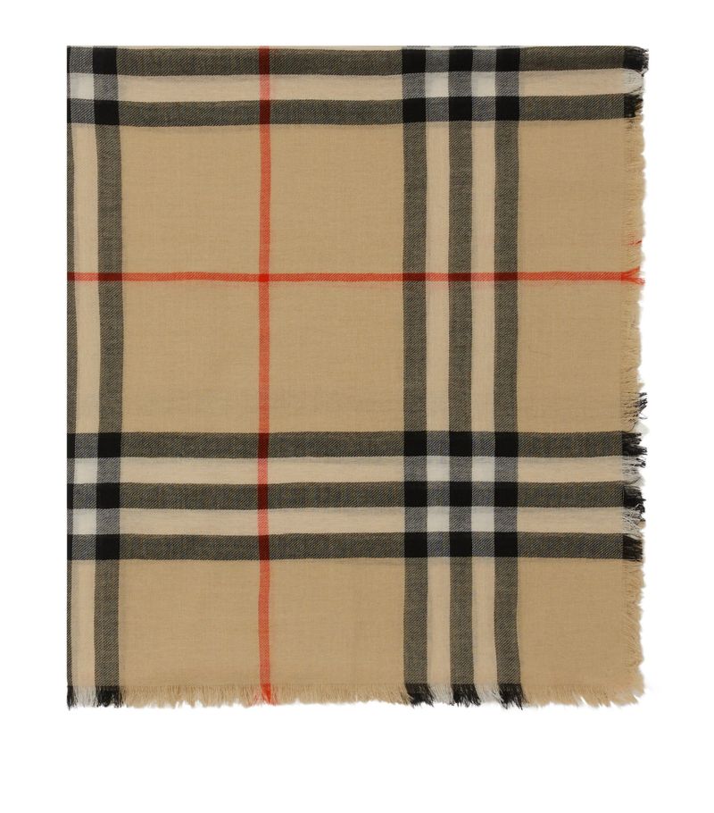 Burberry Burberry Wool Check Scarf