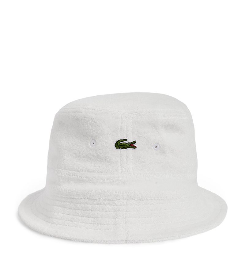 Lacoste Lacoste Towelling Logo Bucket Hat