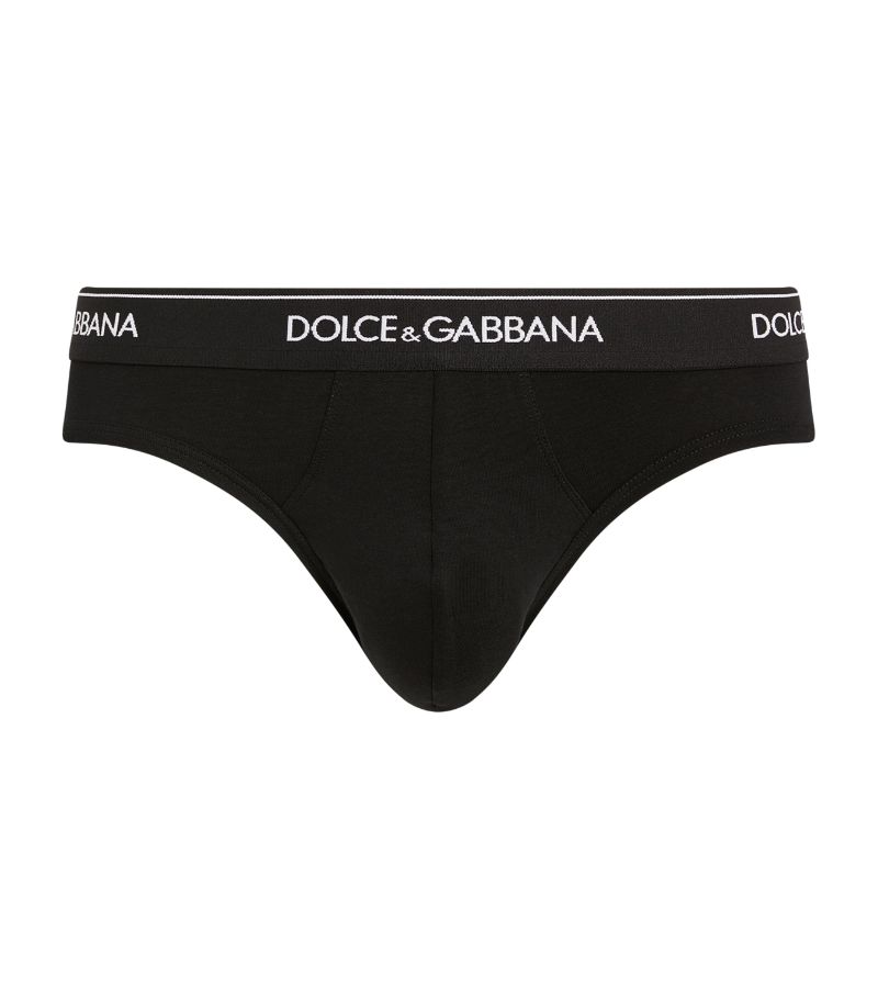 Dolce & Gabbana Dolce & Gabbana Logo Midi Briefs (Pack Of 2)