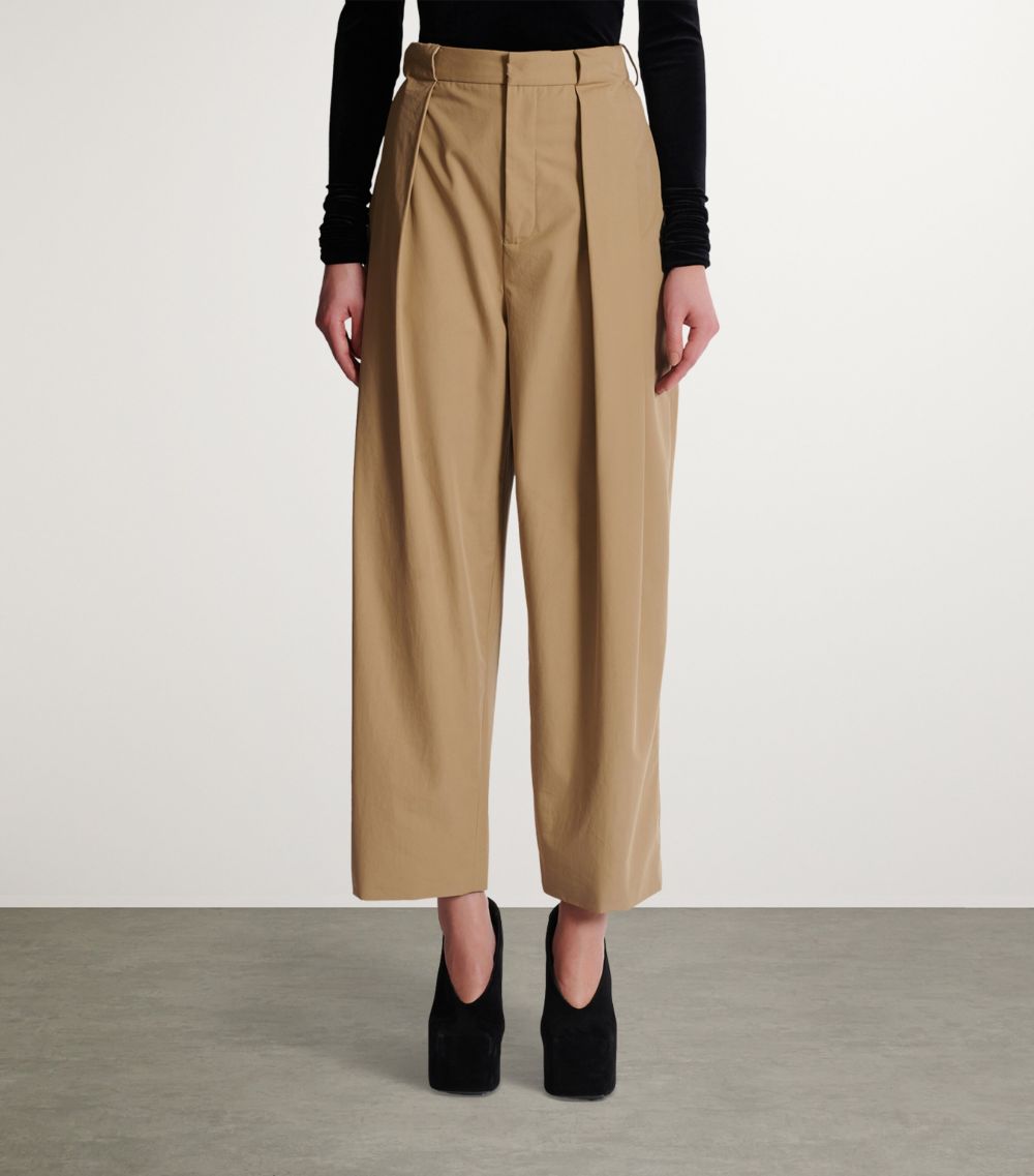 Balmain Balmain Pleated Wide-Leg Trousers