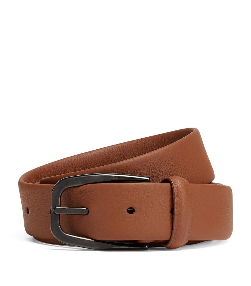 zegna Zegna Leather Belt