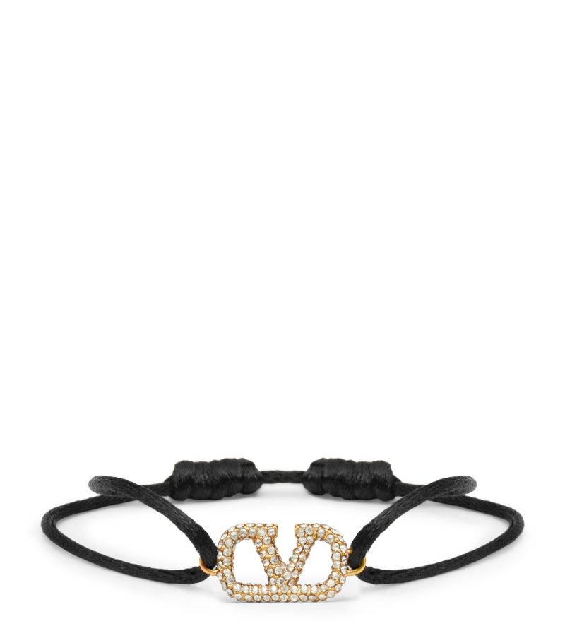 VALENTINO GARAVANI Valentino Garavani Embellished Vlogo Signature Bracelet