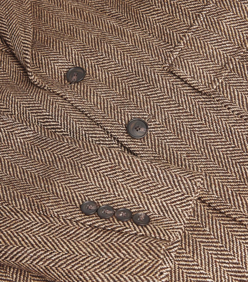 Polo Ralph Lauren Polo Ralph Lauren Linen-Silk-Wool Tweed Blazer