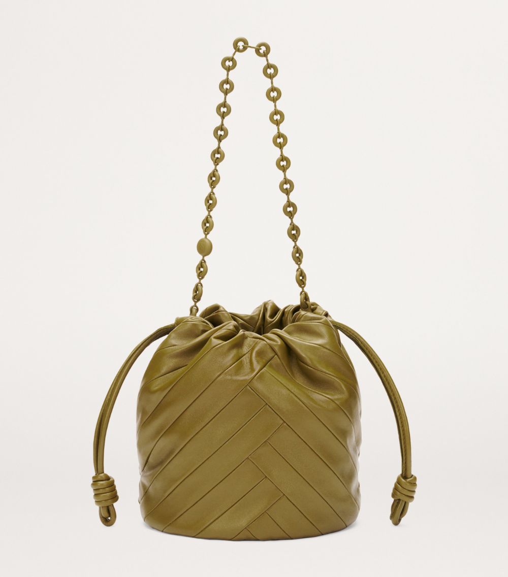 Loewe Loewe Leather Flamenco Bucket Bag