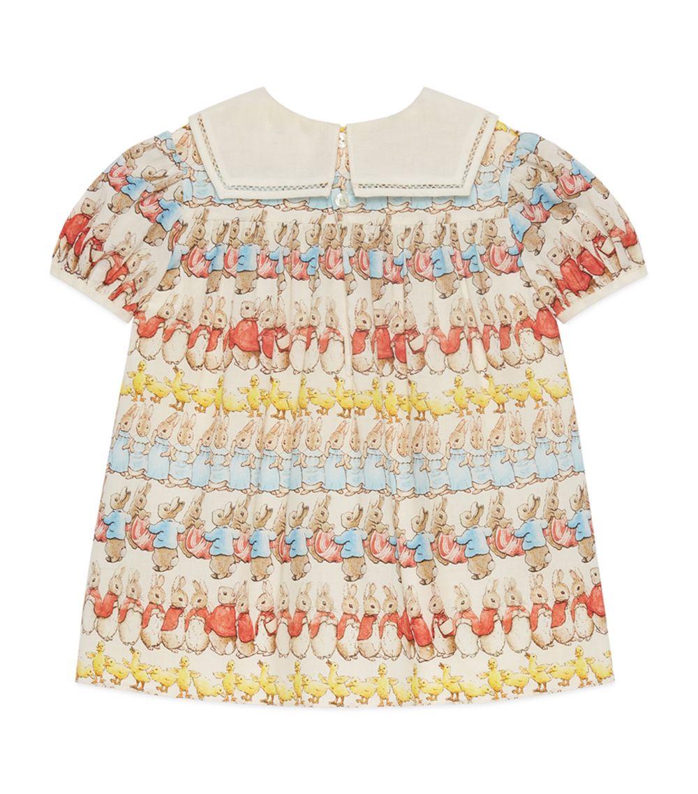 Gucci Gucci Kids X Peter Rabbit Printed Dress (3-36 Months)