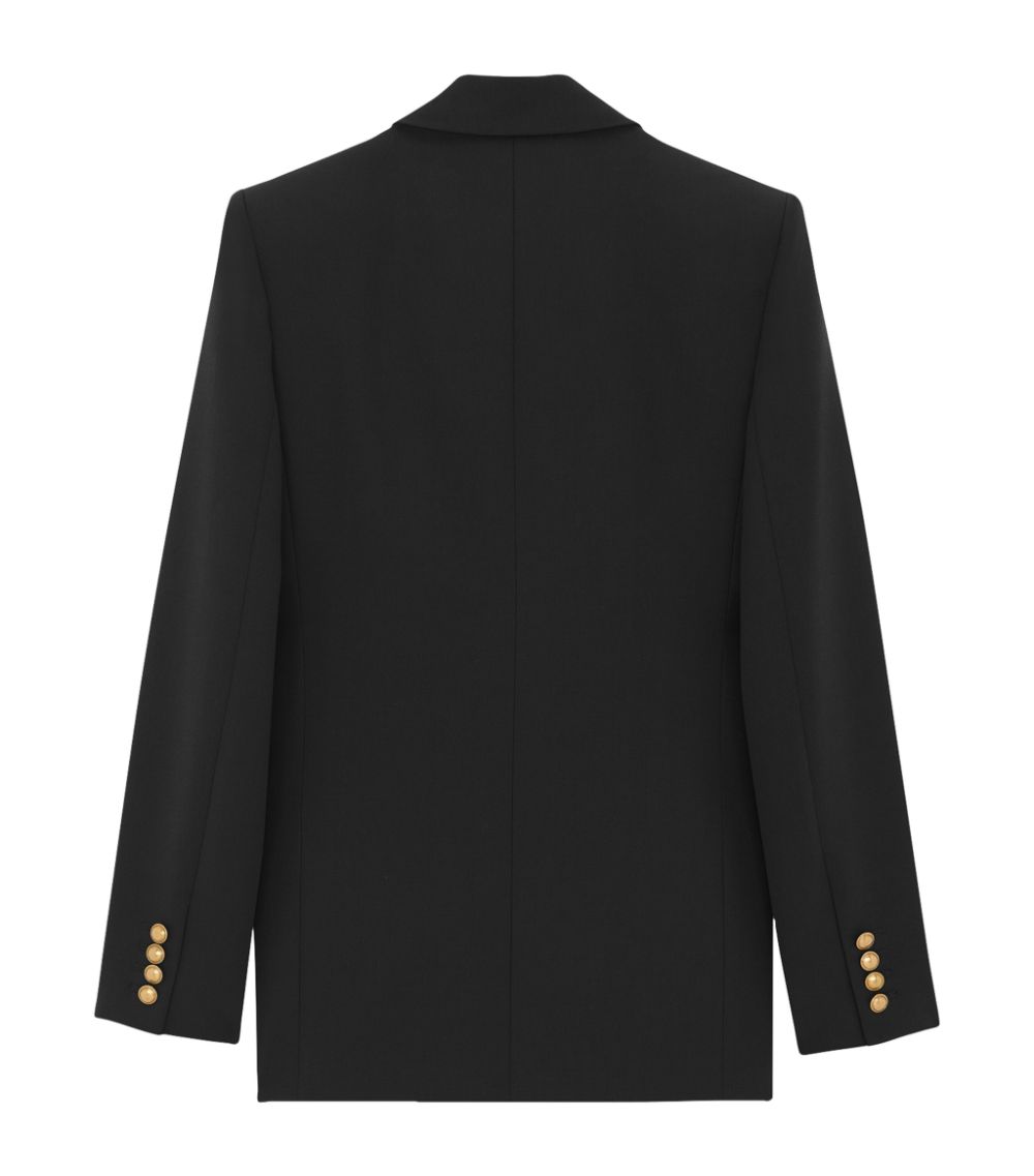 Saint Laurent Saint Laurent Wool Single-Breasted Blazer