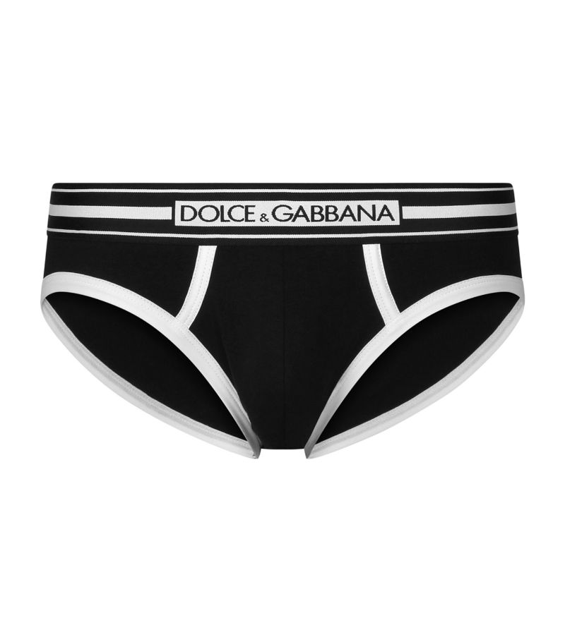 Dolce & Gabbana Dolce & Gabbana Stretch-Cotton Logo Briefs