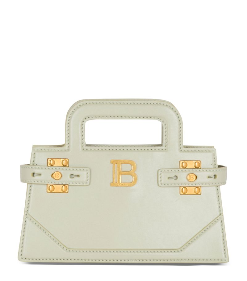 Balmain Balmain Small Leather B-Buzz Top-Handle Bag