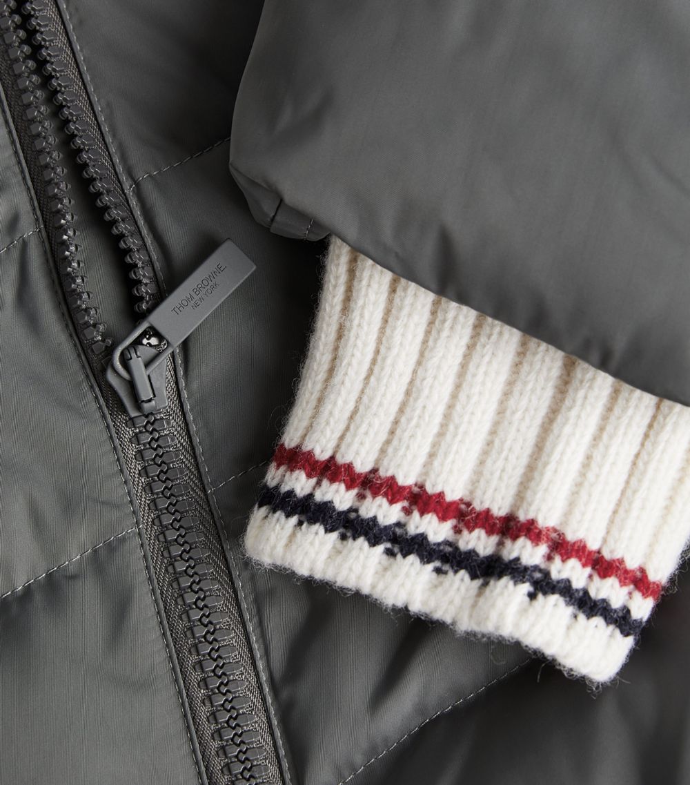 Thom Browne Thom Browne Down 4-Bar Puffer Jacket