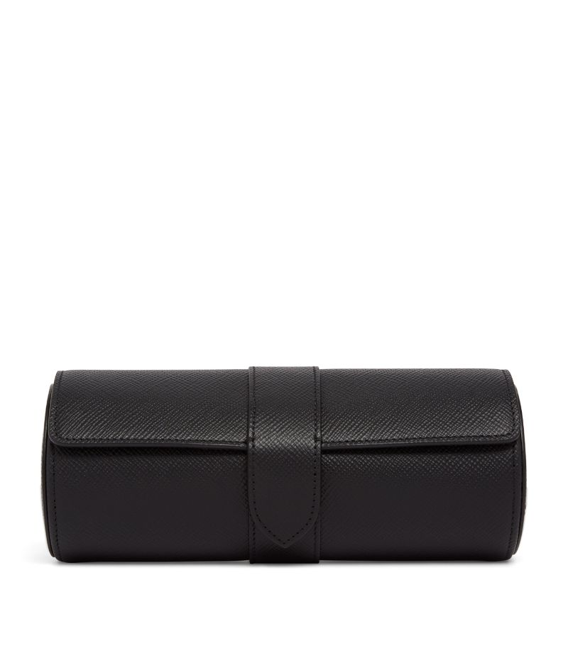 Smythson Smythson Panama Leather Watch Roll