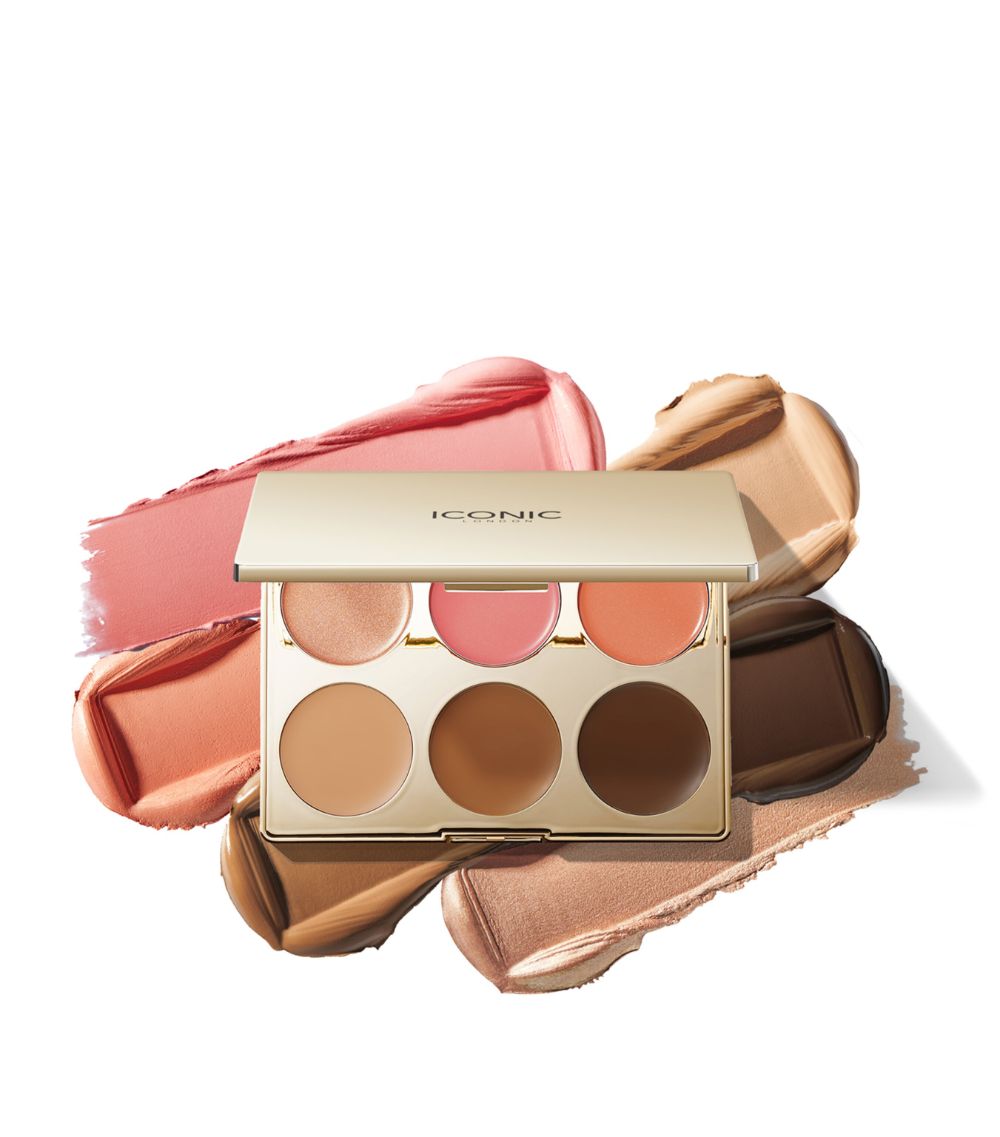 Iconic London Iconic London Multi-Use Cream Blush, Bronze And Highlight Palette