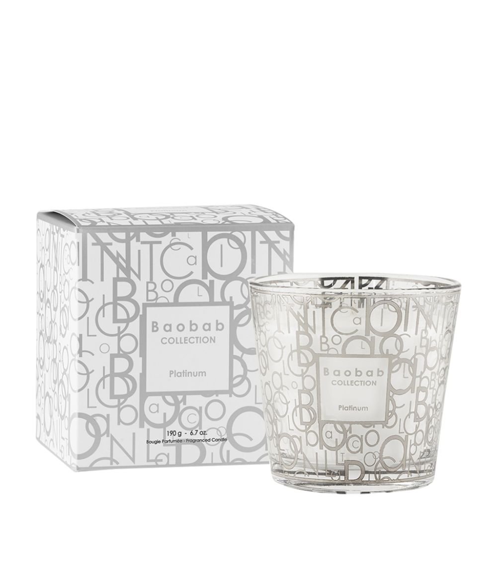 Baobab Collection Baobab Collection My First Baobab Platinum Candle (8Cm)