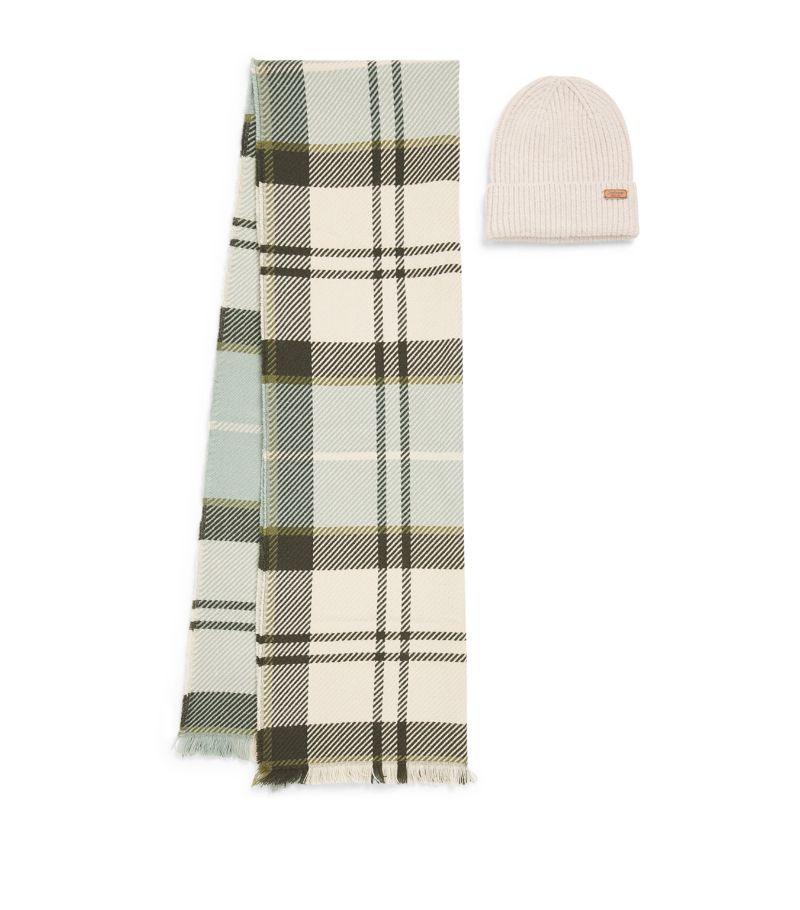 Barbour Barbour Pendle Beanie & Blair Scarf Gift Set