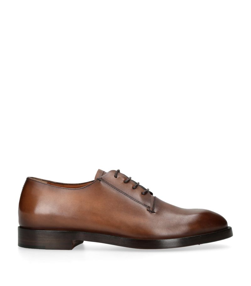 zegna Zegna Leather Torino Derby Shoes