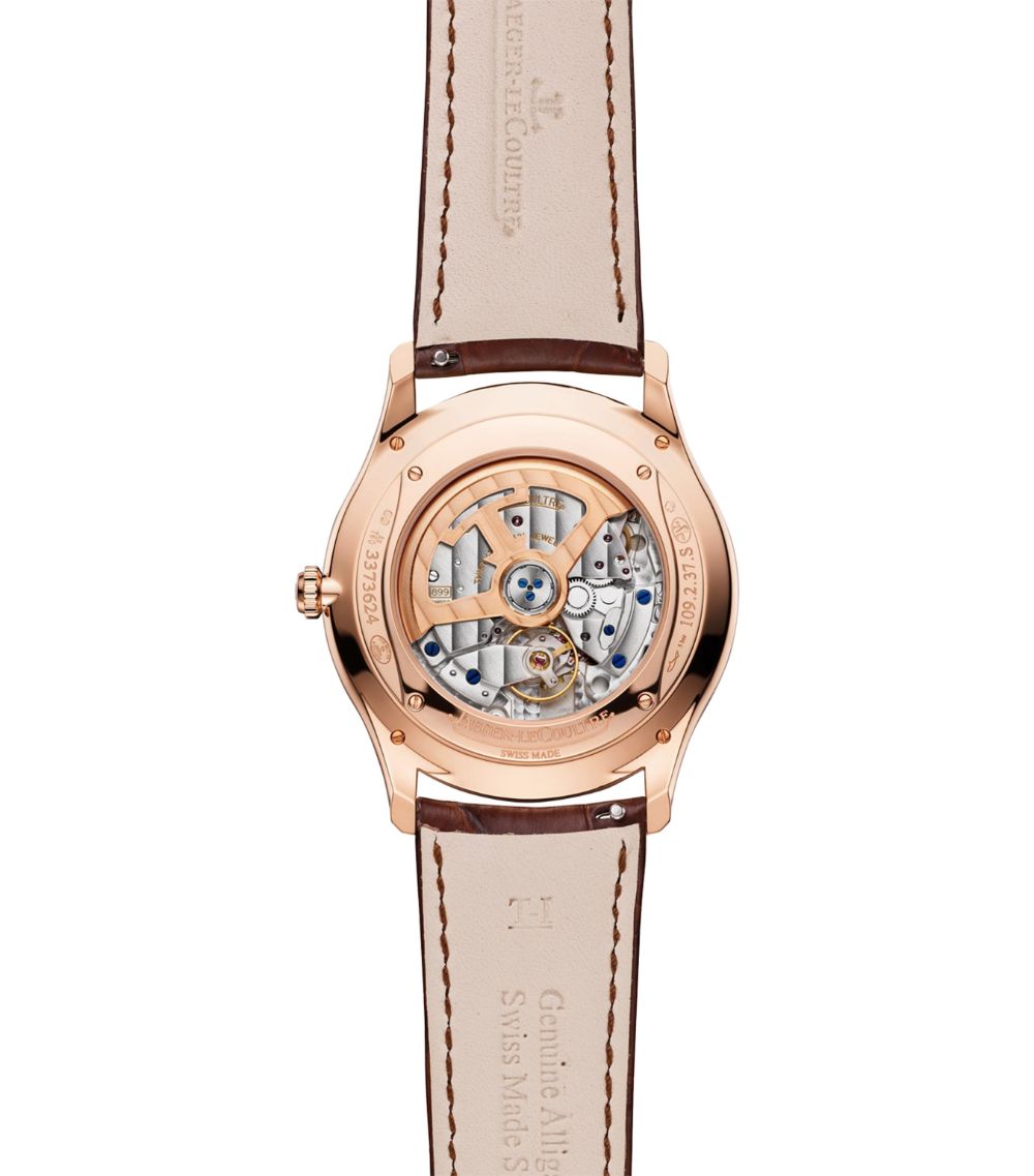 Jaeger-Lecoultre Jaeger-Lecoultre Rose Gold And Diamond Master Ultra Thin Date Watch 39Mm