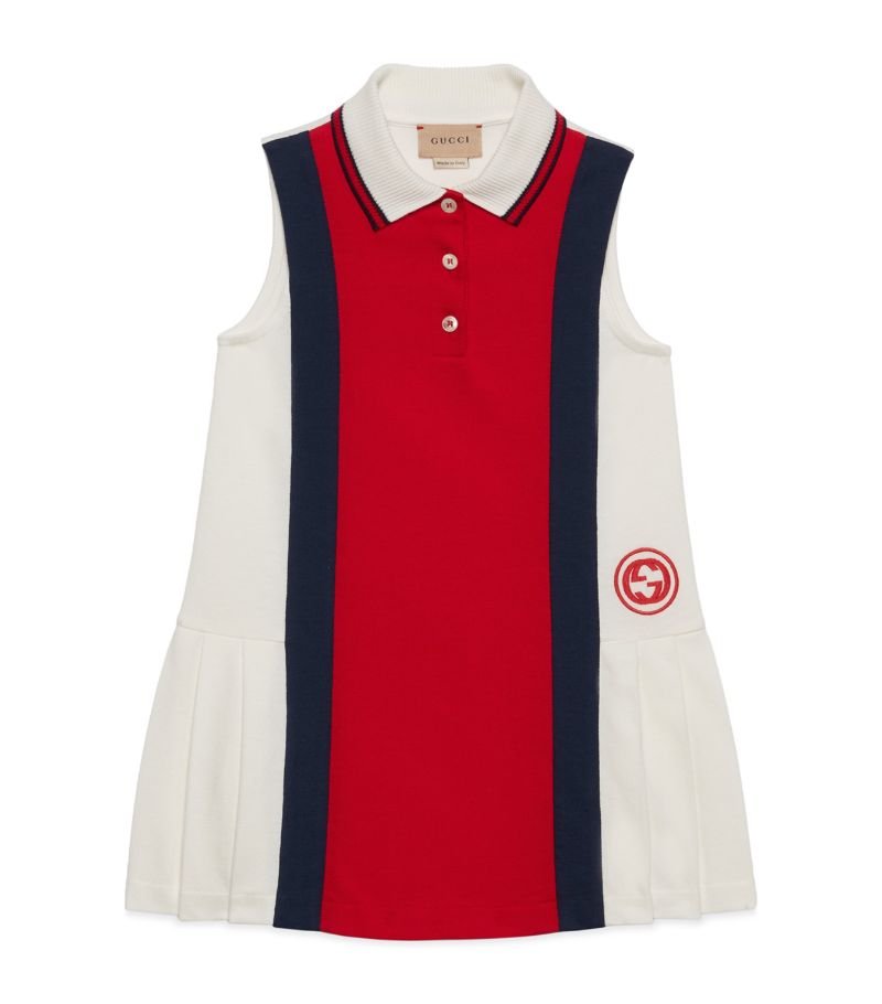 Gucci Gucci Kids Cotton Sleeveless Polo Shirt Dress (4-12 Years)