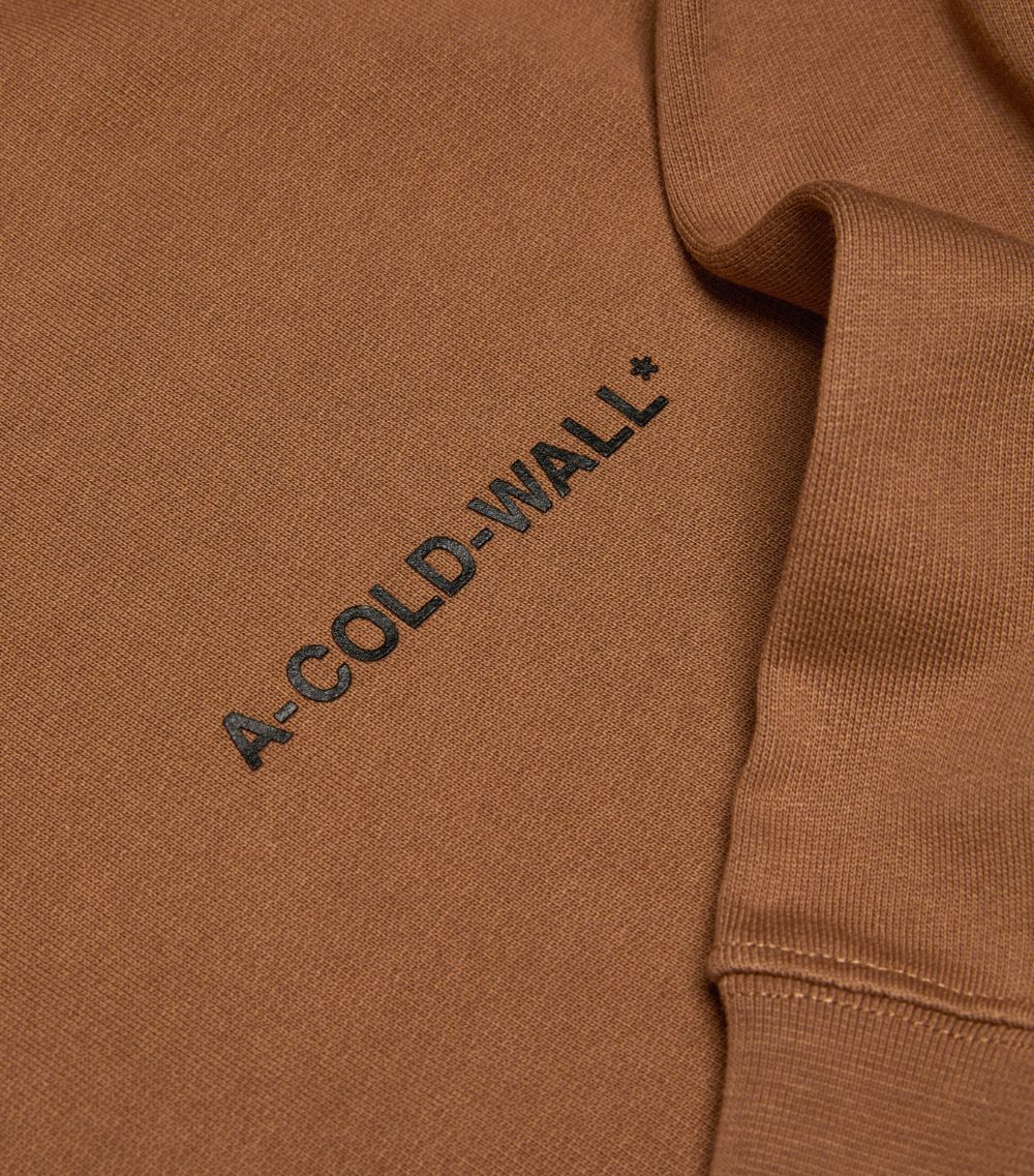 A-Cold-Wall* A-COLD-WALL* Cotton Logo Print Hoodie