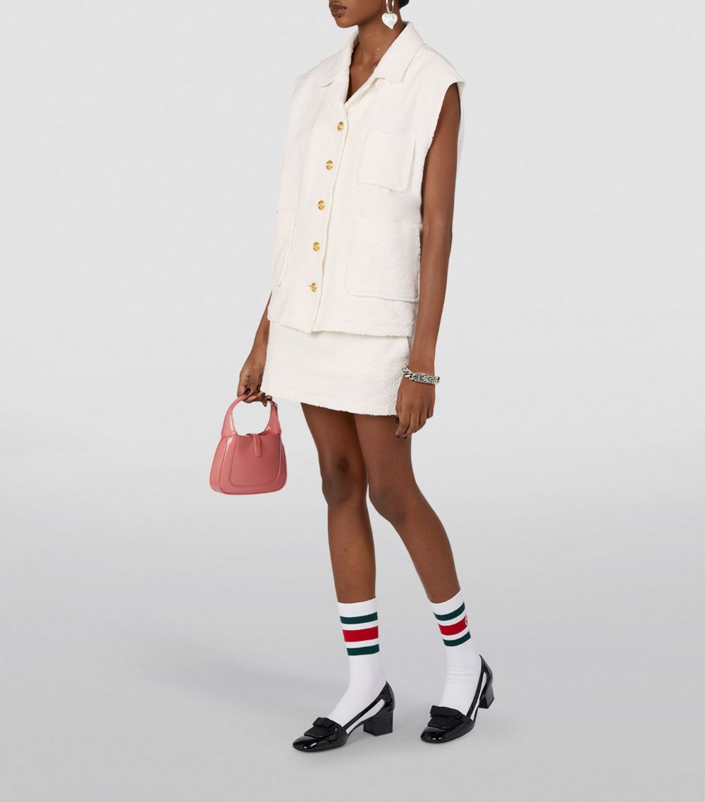 Gucci Gucci Cotton Monogram Mini Skirt