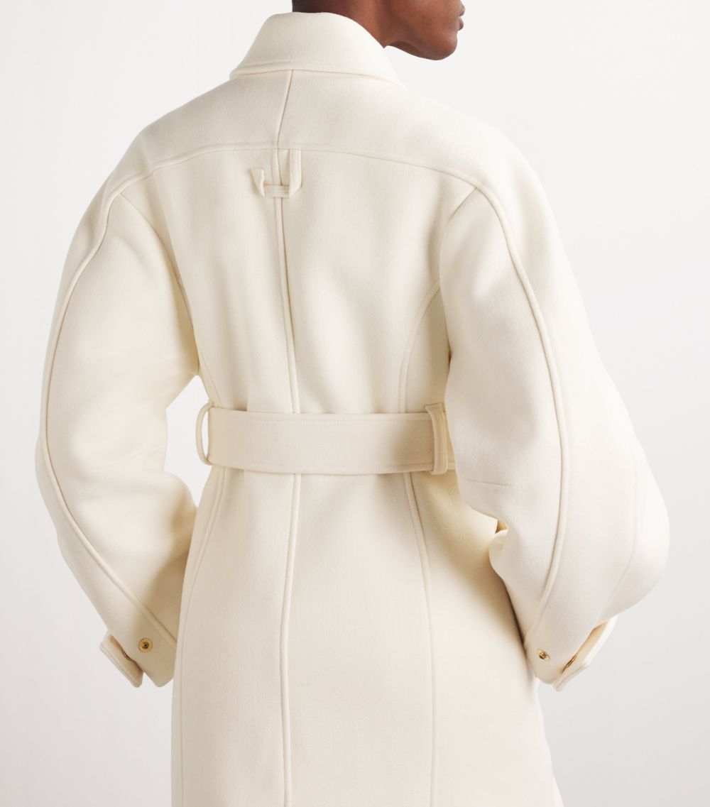 Jacquemus Jacquemus Virgin Wool Bari Trench Coat