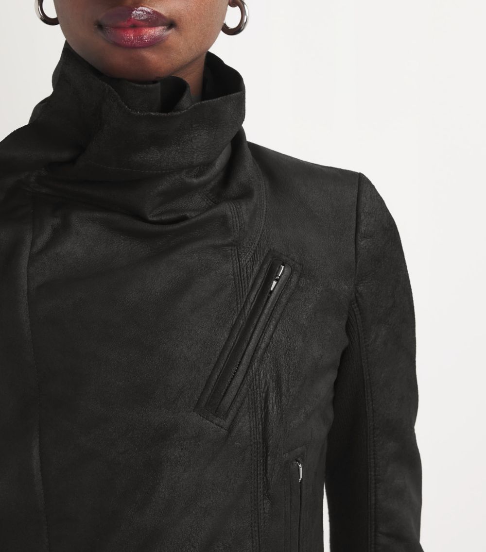 Rick Owens Rick Owens Leather Porterville Biker Jacket