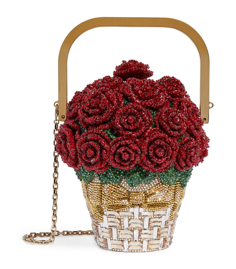 Judith Leiber Judith Leiber Basket of Roses Clutch Bag