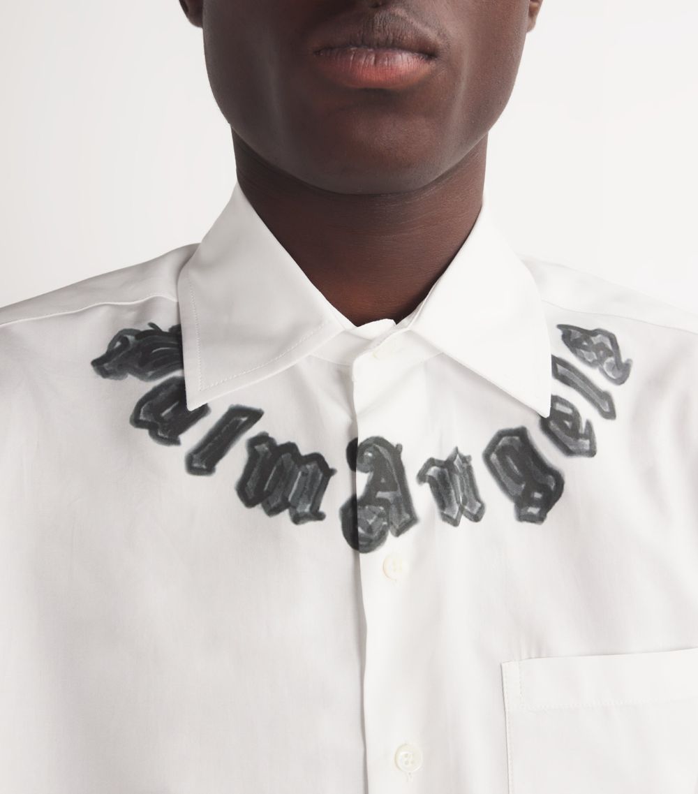 PALM ANGELS Palm Angels Cotton Logo Shirt