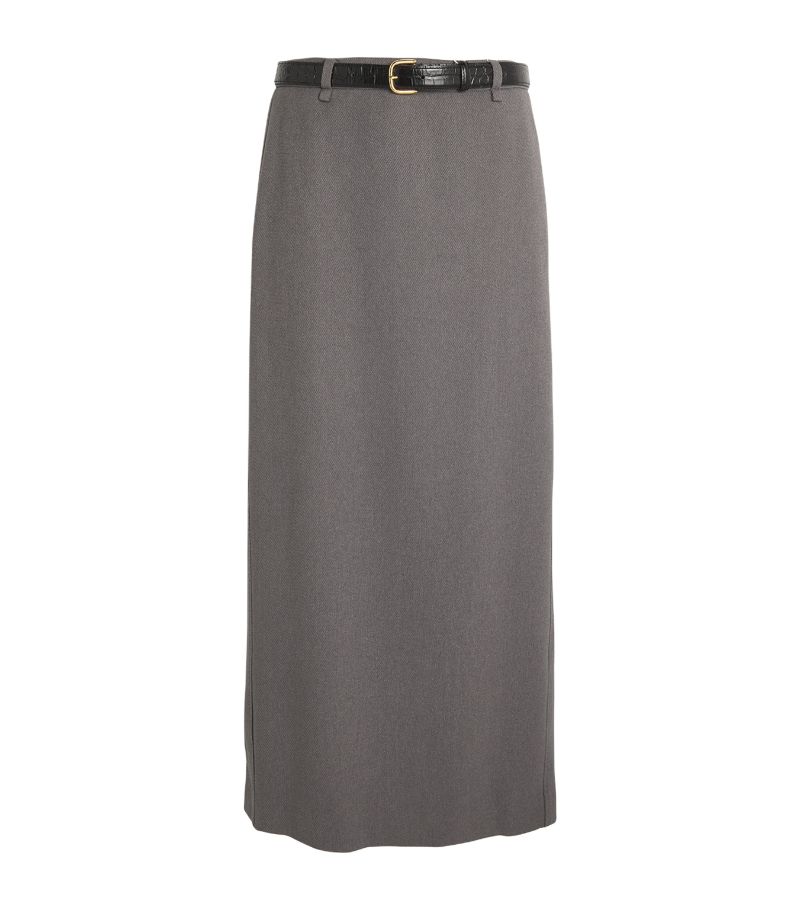 Le 17 Septembre Le 17 Septembre Twill Belted Pencil Skirt