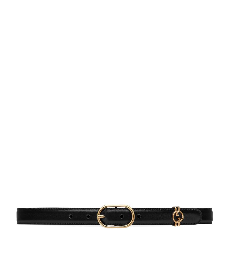 Gucci Gucci Leather Interlocking G Belt