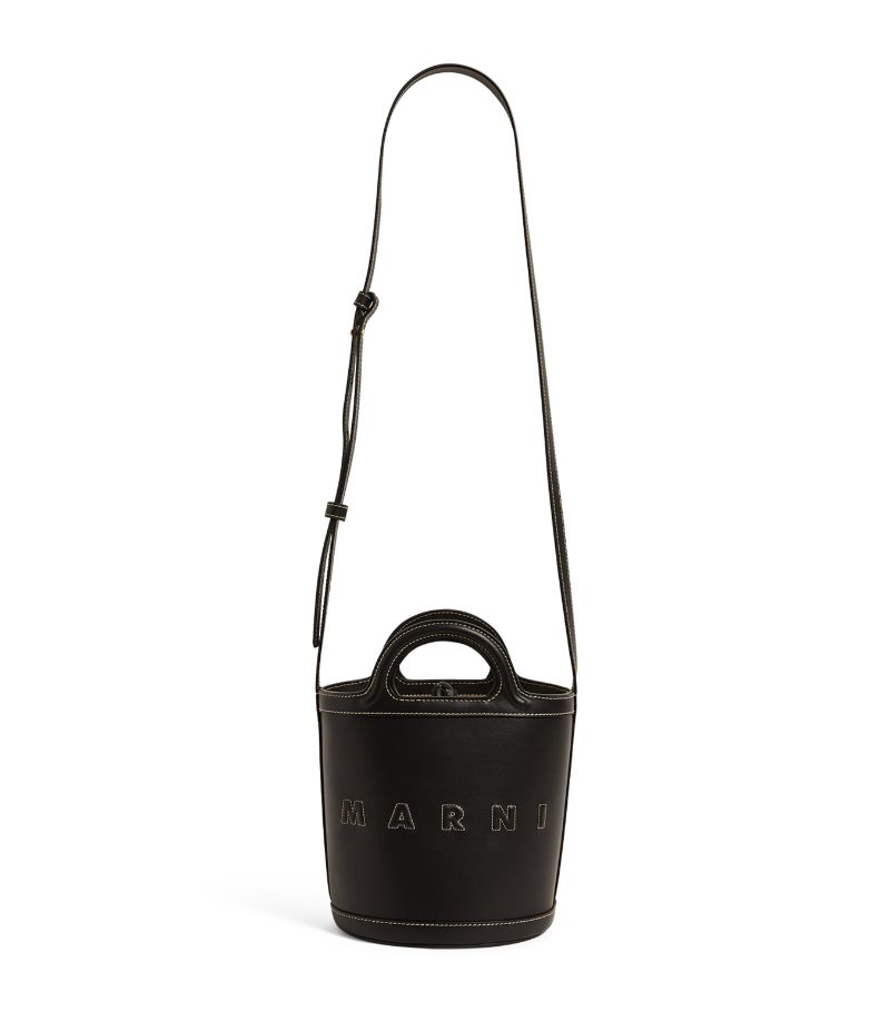 Marni Marni Mini Leather Bucket Bag