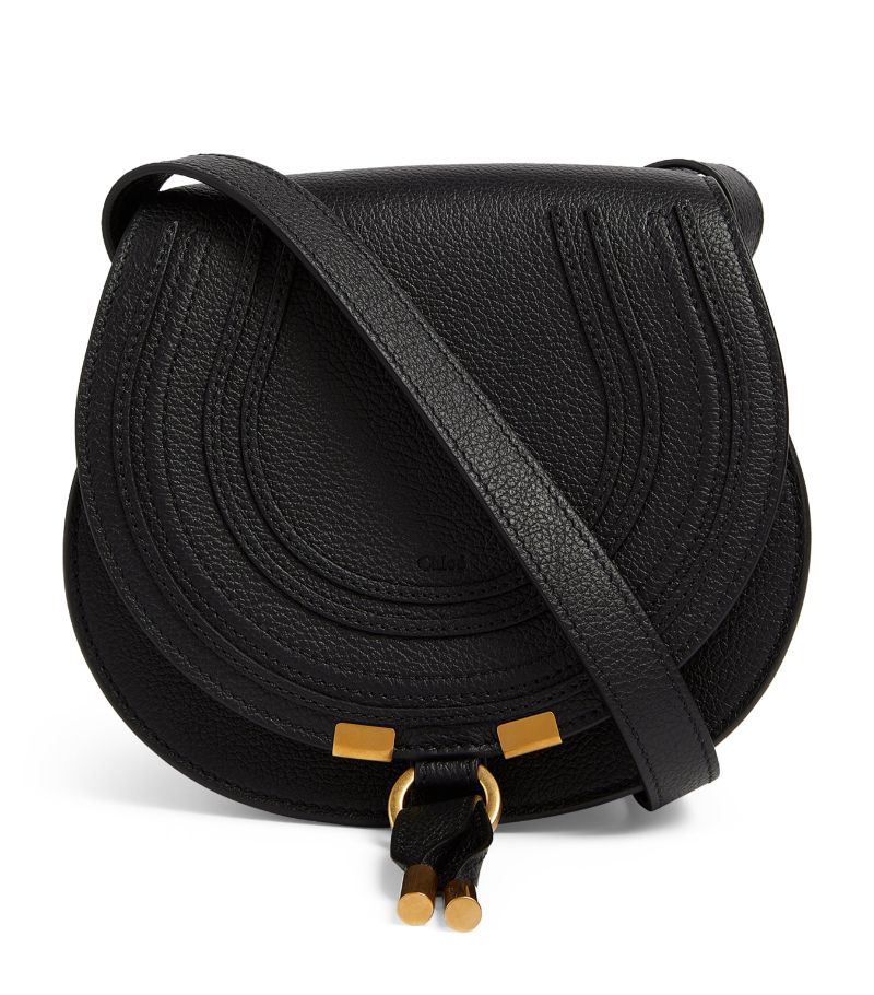 Chloé Chloé Small Leather Marcie Saddle Bag