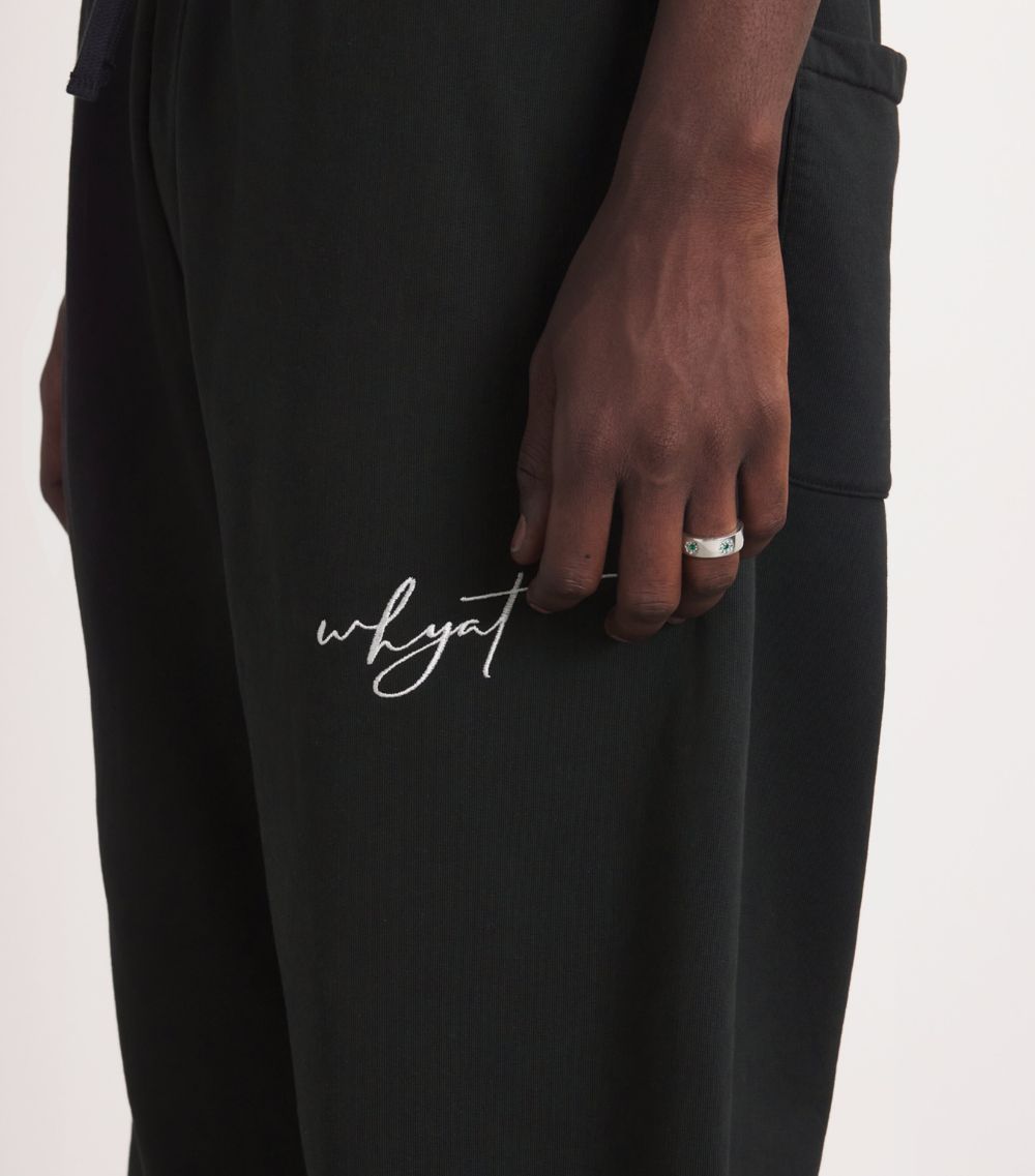  Whyat Cotton Logo Sweatpants