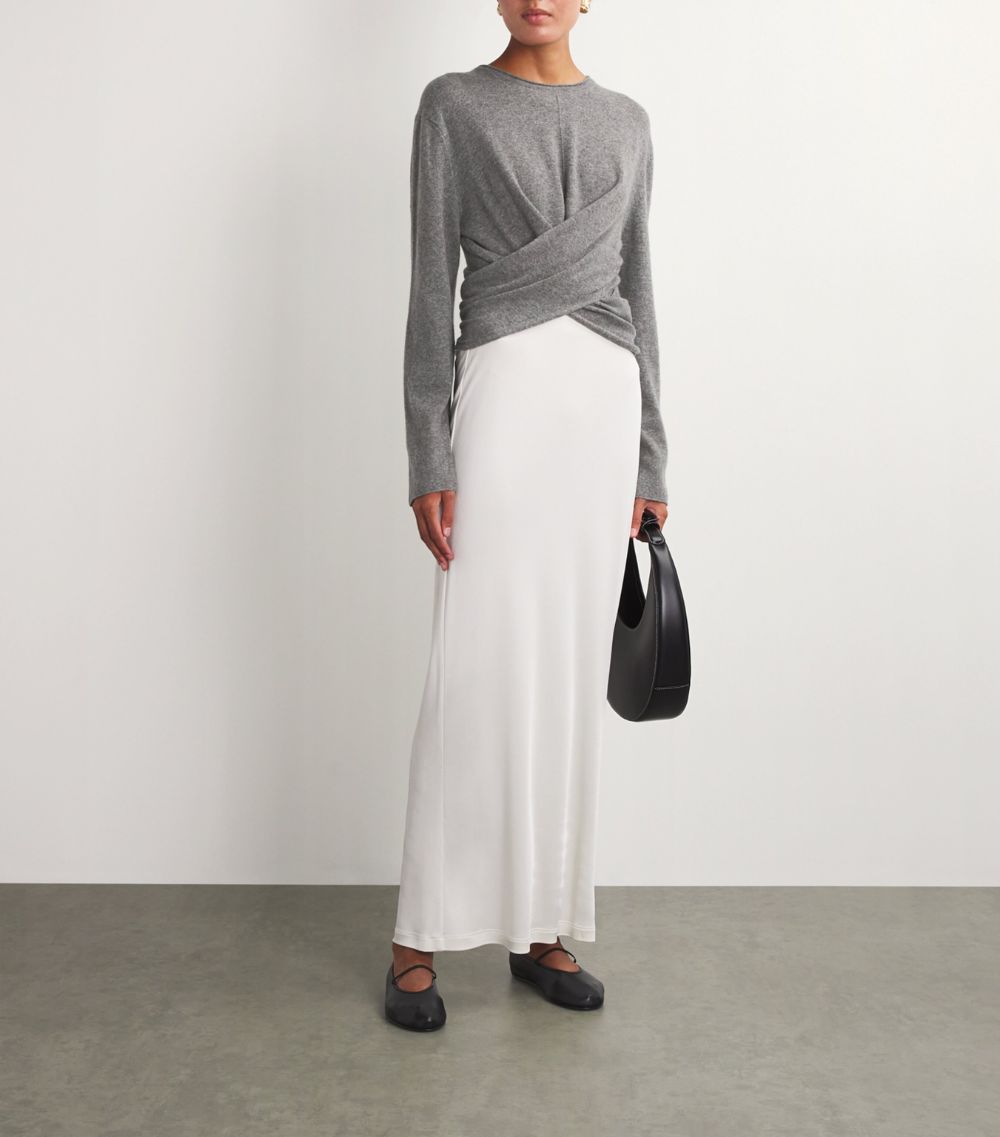 Le 17 Septembre Le 17 Septembre Wool-Blend Wrap Crop Top