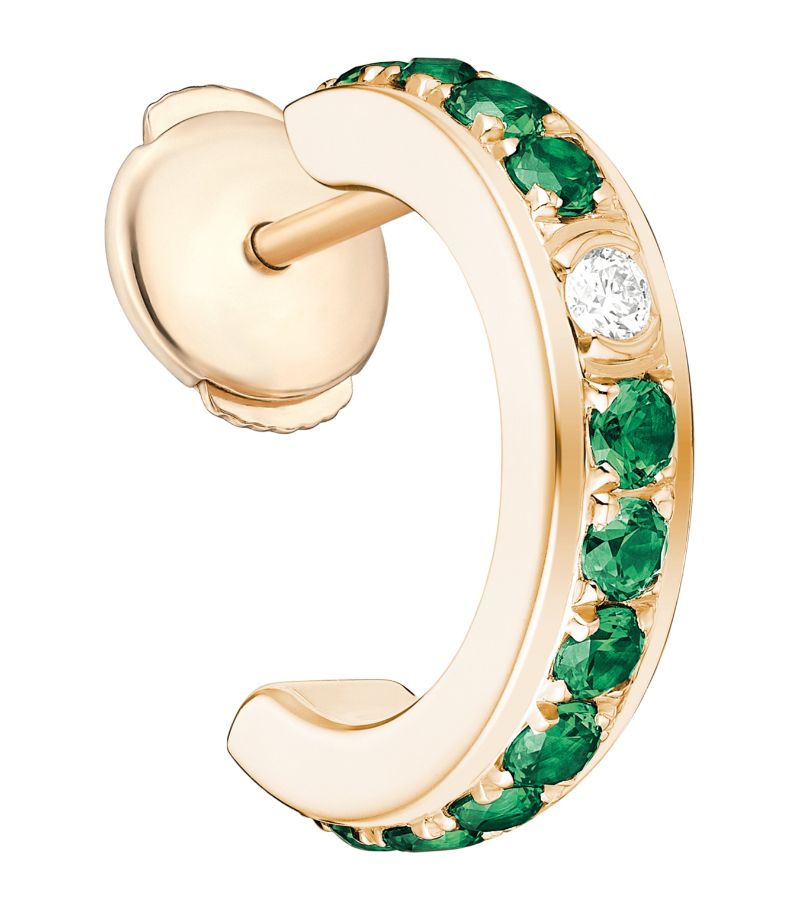 Piaget Piaget Rose Gold, Diamond And Emerald Possession Single Earring