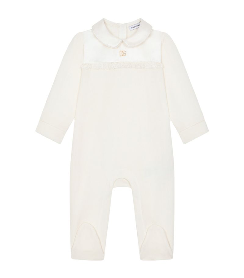 Dolce & Gabbana Dolce & Gabbana Kids Logo All-In-One (0-24 Months)