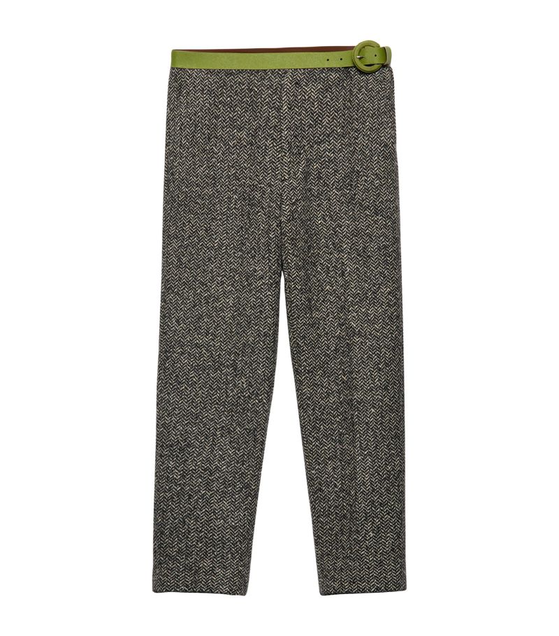 Prada Prada Wool-Blend Tailored Trousers