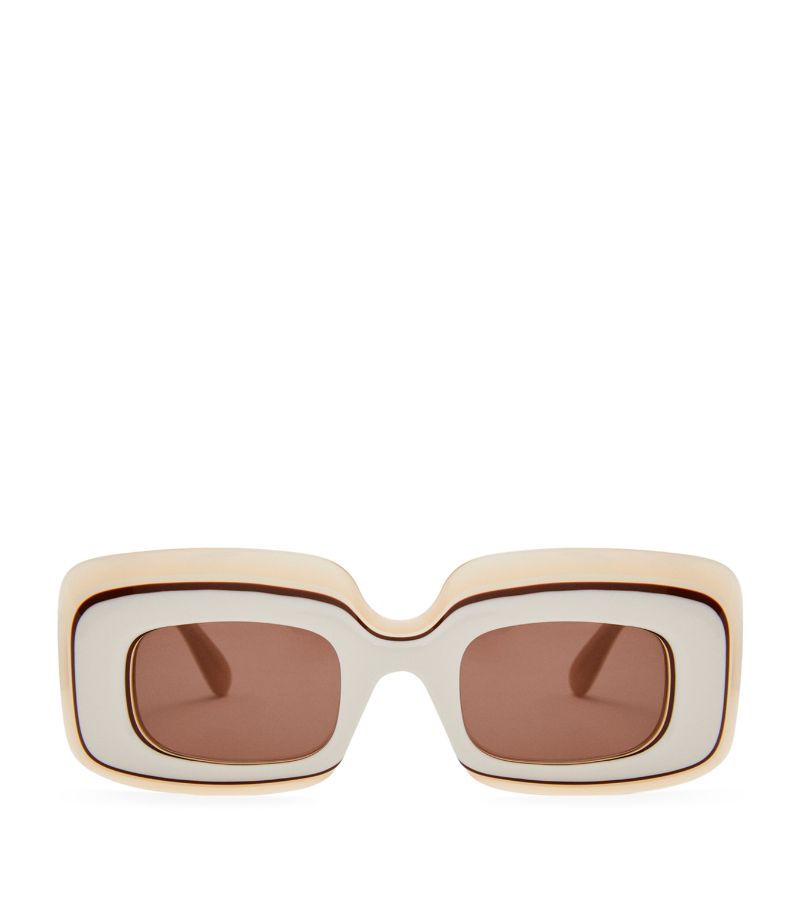 Loewe Loewe X Paula'S Ibiza Layered Rectangular Sunglasses