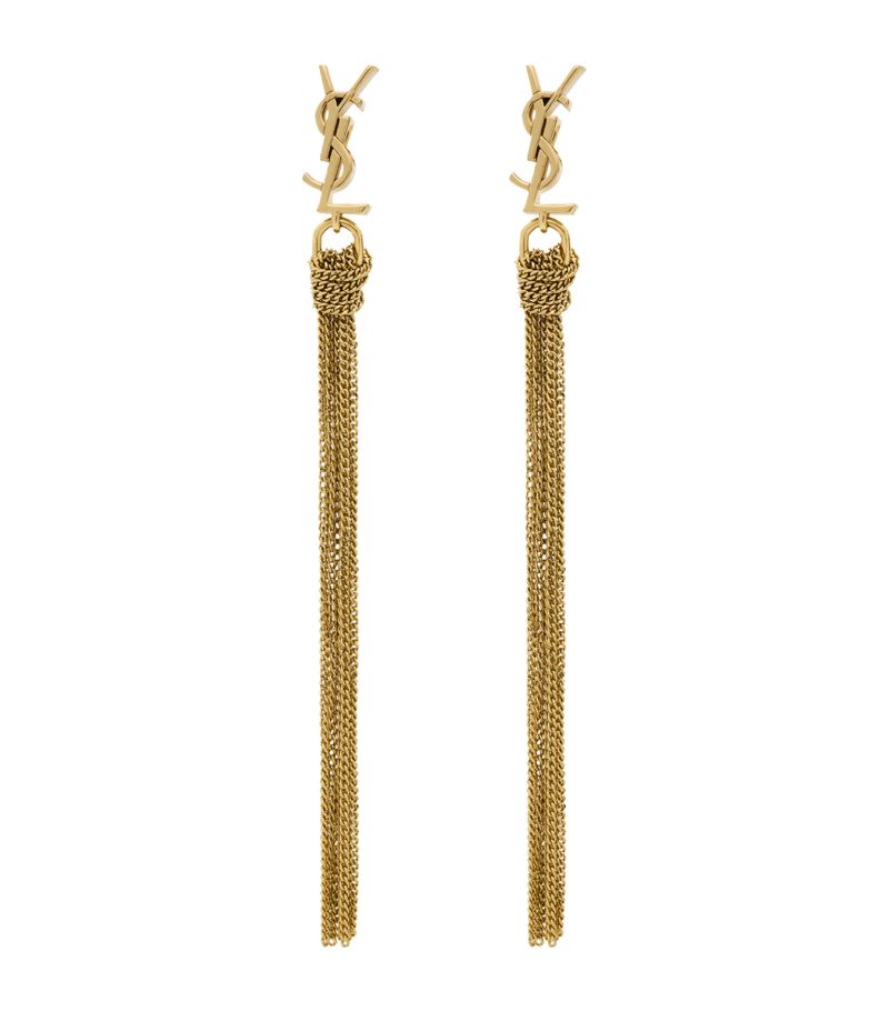 Saint Laurent Saint Laurent Cassandre Tassel Pendant Earrings