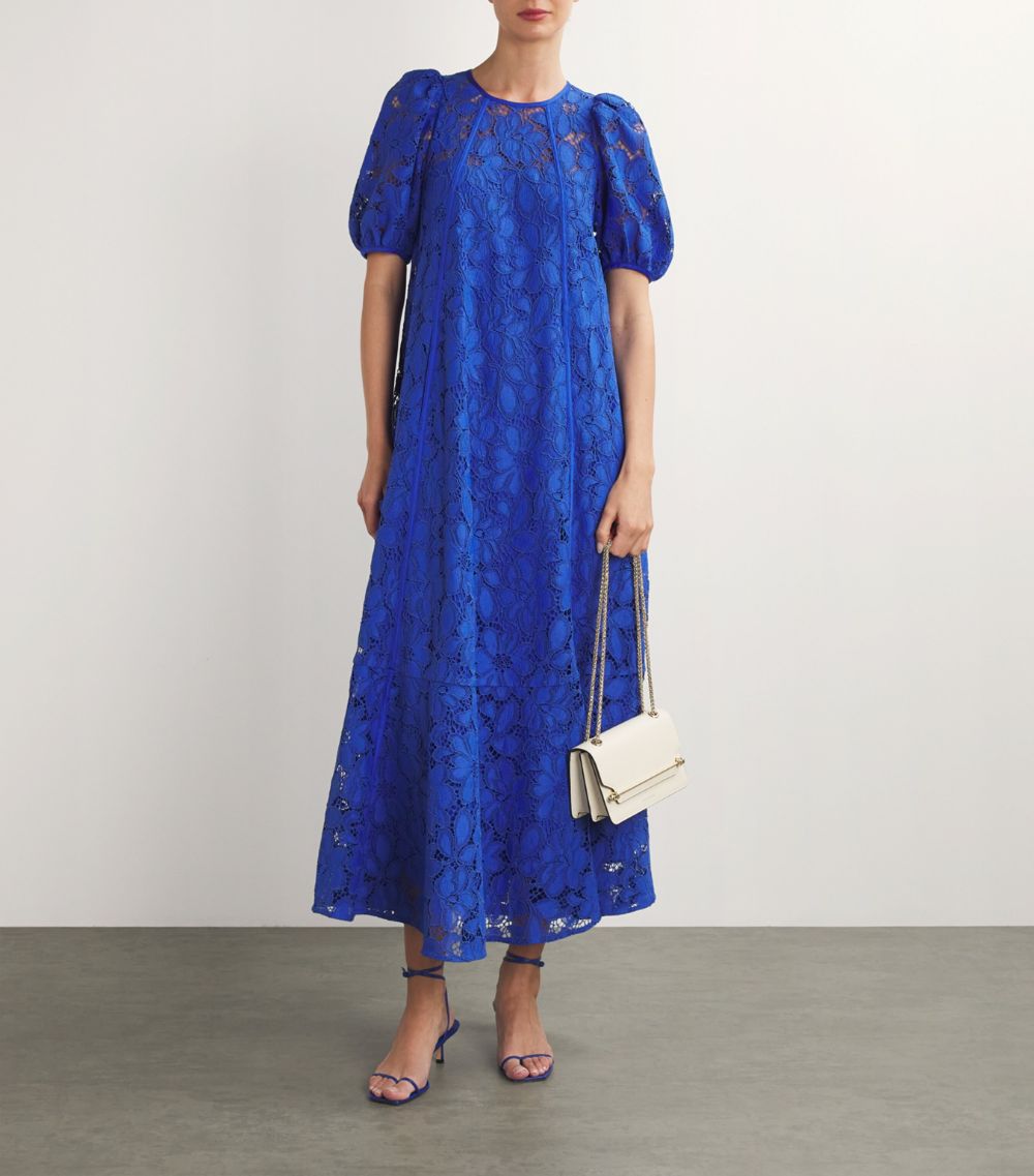 Me+Em Me+Em Guipure Lace Maxi Dress