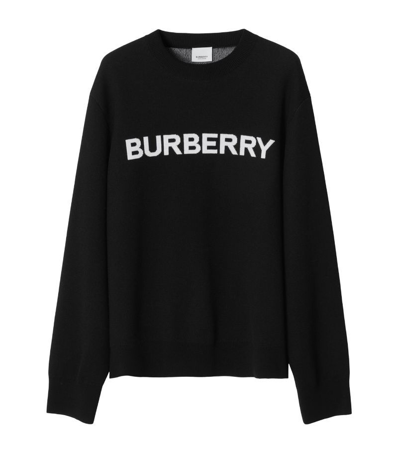 Burberry Burberry Wool-Cotton Logo Sweater