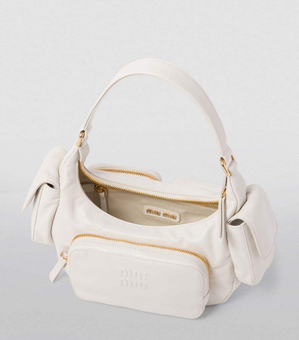 Miu Miu Miu Miu Leather Pocket Shoulder Bag