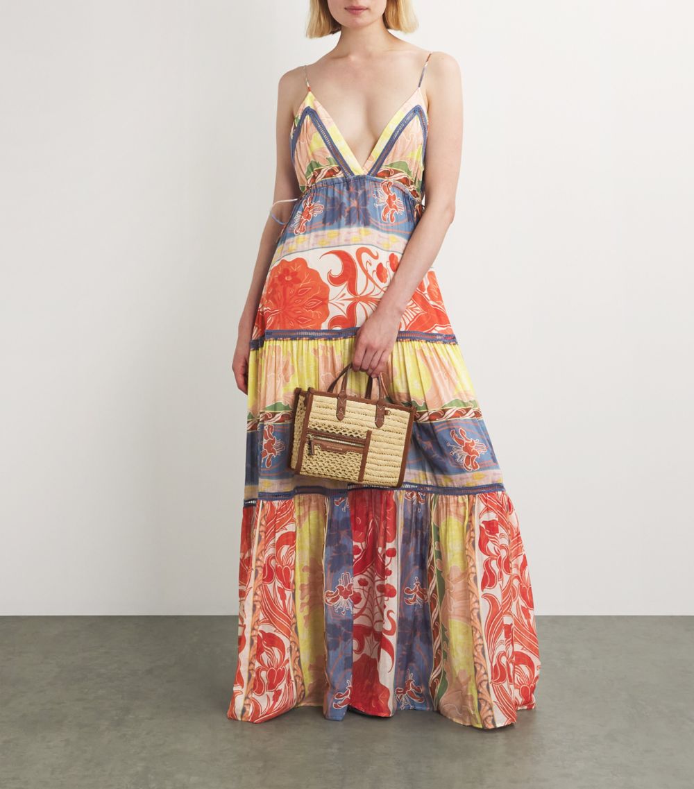 Etro Etro Cotton-Silk Maxi Dress