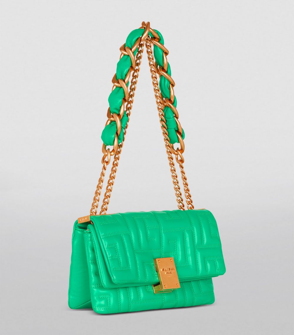 Balmain Balmain Leather Quilted 1945 Shoulder Bag