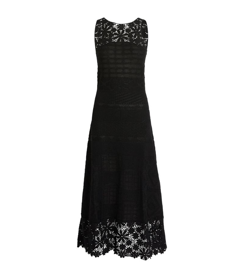  Maje Crochet Maxi Dress