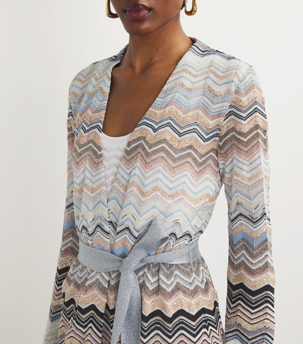 Missoni Missoni Striped Belted Cardigan