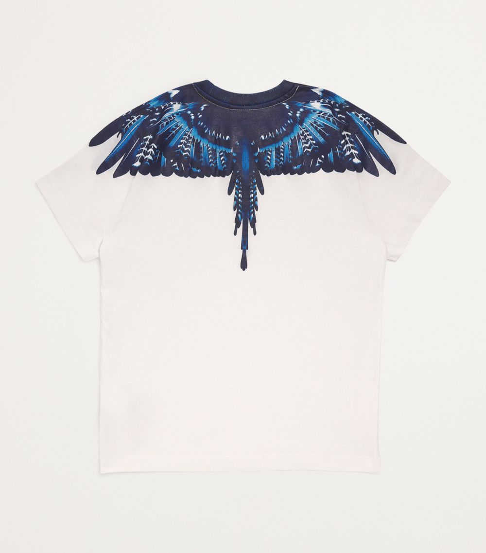  Marcelo Burlon County Of Milan Kids Cotton Grizzly Wings T-Shirt (4-12 Years)