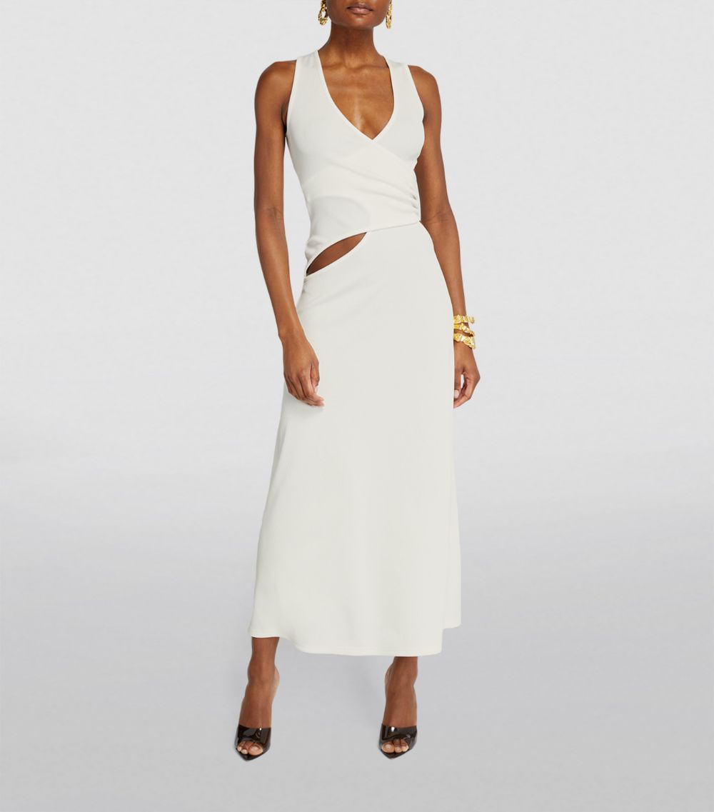 Christopher Esber Christopher Esber Cut-Out Wrap Dress