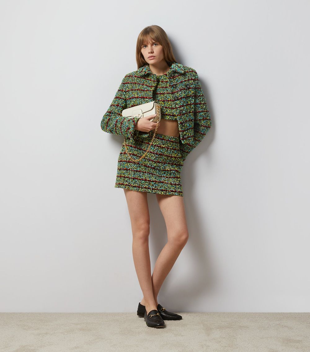 Gucci Gucci Tweed Cropped Jacket