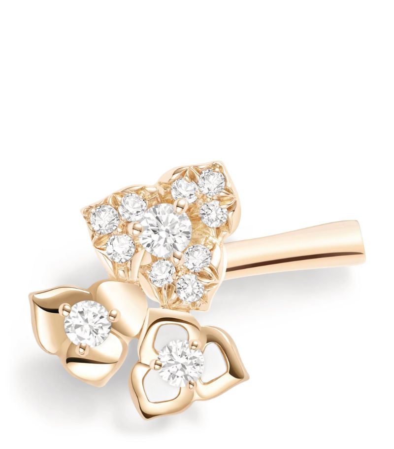 Piaget Piaget Rose Gold And Diamond Rose Ear Clip