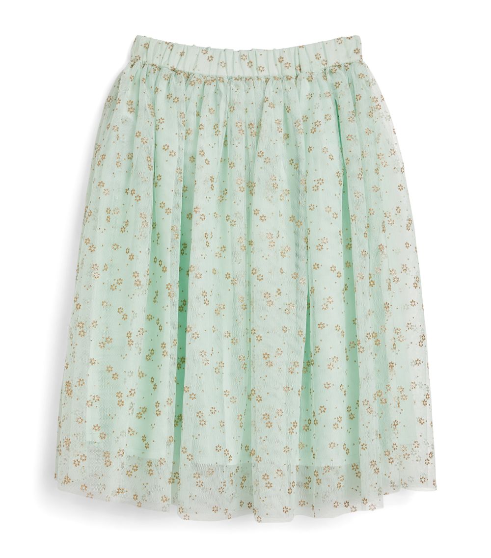 Lanvin Enfant Lanvin Enfant Tulle Floral Print Skirt (4-14 Years)
